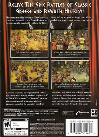 (Nytt) Great War Nations: The Spartans - PC