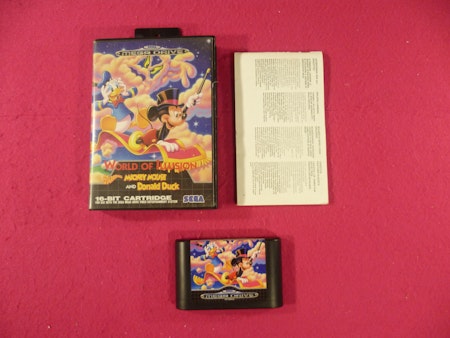 World of Illusion Starring Mickey Mouse and Donald Duck - Sega Mega Drive