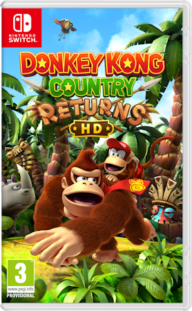 (Nytt) Donkey Kong Country Returns HD (INKL. PIN-SET) - Nintendo Switch