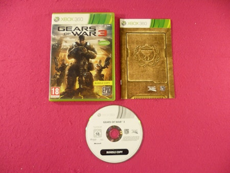 Gears of War 3 - Xbox 360 PAL Nordisk Utgåva