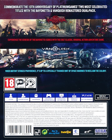 (Nytt) Bayonetta & Vanquish 10th Anniversary Bundle - PS4 Playstation 4