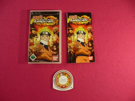 Naruto Ultimate Ninja Heroes - PSP Playstation Portable Tysk Utgåva