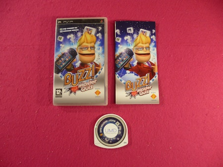 Buzz! Master Quiz - PSP Playstation Portable Nordisk Utgåva