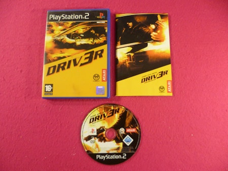 Driv3r / Driver 3 - PS2 Playstation 2 Nordisk Utgåva