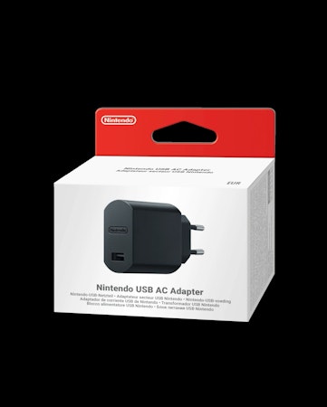 (Nytt) USB AC Adapter - Nintendo Classic Mini / Switch Pro Controller (Original)