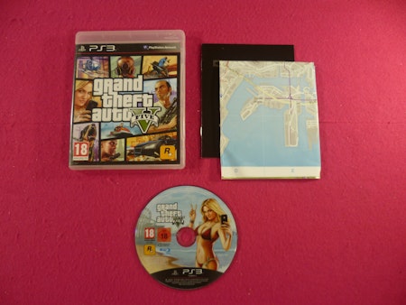 Grand Theft Auto V / GTA V (Inkl. Kartan) - PS3 Playstation 3