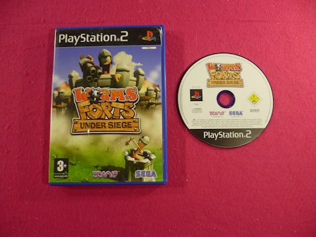 Worms: Forts Under Siege - PS2 Playstation 2 PAL Svensk Utgåva