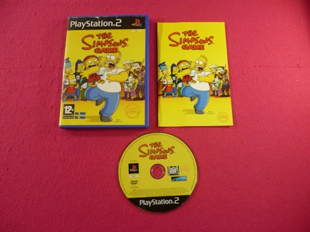 The Simpsons Game - PS2 Playstation 2 Svensk Utgåva