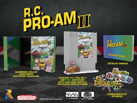 (Nytt) R.C Pro AM II - Nintendo NES Special Edition Reissue