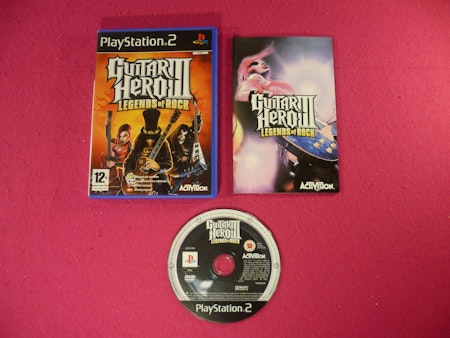 Guitar Hero 3: Legends of Rock - PS2 Playstation 2 PAL Nordisk Utgåva