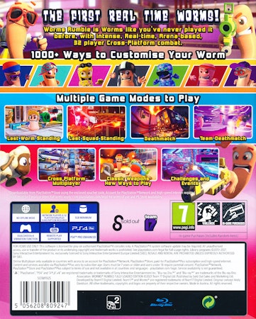 (Nytt) Worms Rumble: Fully Loaded Edition - PS4 Playstation 4
