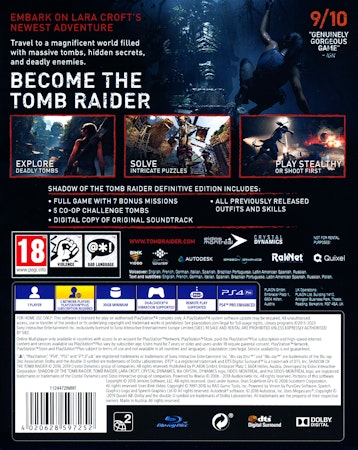(Nytt) Shadow of the Tomb Raider - Definitive Edition - PS4 Playstation 4