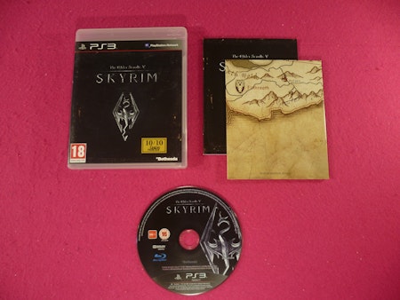 The Elder Scrolls V: Skyrim (Inkl. Kartan) - PS3 Playstation 3 Nordisk Utgåva