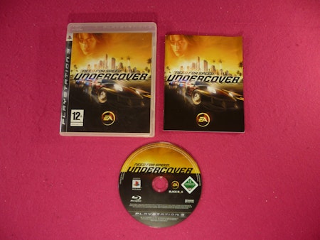 Need for Speed Undercover - PS3 Playstation 3 Nordisk Utgåva