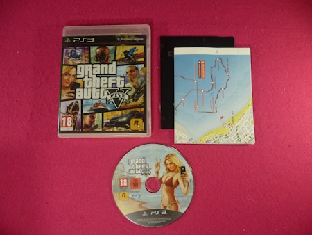 Grand Theft Auto V (Inkl. Kartan) - PS3 Playstation 3
