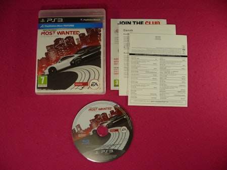 Need for Speed: Most Wanted - PS3 Playstation 3 Nordisk Utgåva
