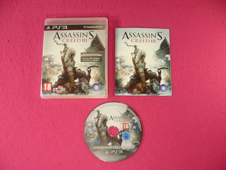 Assassins Creed 3 - PS3 Playstation 3 Nordisk Utgåva