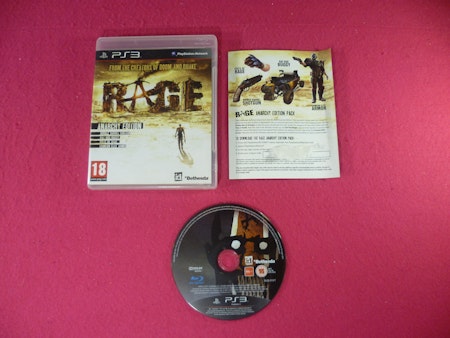 Rage: Anarchy Edition - PS3 Playstation 3 Nordisk Utgåva