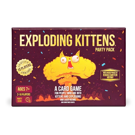 Exploding Kittens Party Pack (Upp till 10 spelare) (ENG)