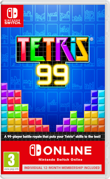 (Nytt) Tetris 99 (inkl. 12 månader Nintendo Switch Online) - Nintendo Switch