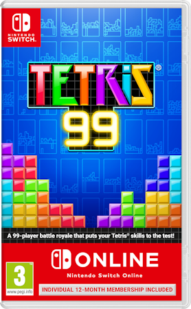 (Nytt) Tetris 99 (inkl. 12 månader Nintendo Switch Online) - Nintendo Switch