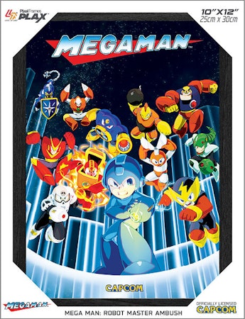 (Nytt) Mega Man: Robot Master Ambush - Pixel Frames Plax