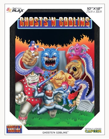 (Nytt) Ghosts'n Goblins - Pixel Frames Plax