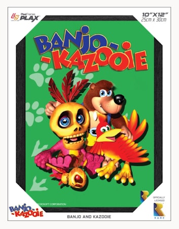 (Nytt) Banjo Kazooie - Pixel Frames Plax