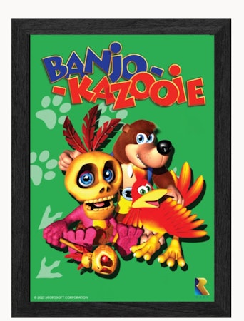 (Nytt) Banjo Kazooie - Pixel Frames Plax