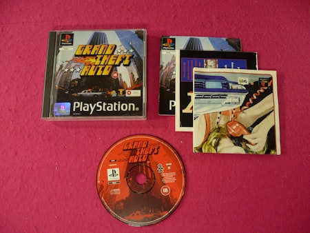 Grand Theft Auto - PSone Playstation 1 PAL (Inkl. Kartan)