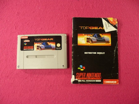 Top Gear (inkl. Manual Bergsala) - Super Nintendo SCN