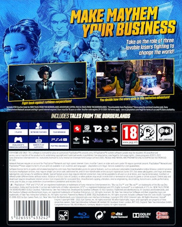 (Nytt) New Tales from the Borderlands: Deluxe Edition - PS4 Playstation 4
