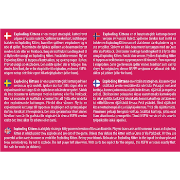Exploding Kittens: NSFW Edition (Pink) (SVE)