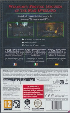 (Nytt) Wizardry: Proving Grounds of the Mad Overlord - Nintendo Switch
