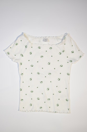 Ribbad t-shirt, storlek 146/152