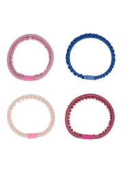 Kknekki thin hair ties 4pcs style