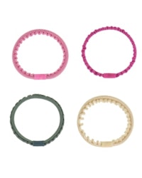 Kknekki thin hair ties 4pcs style