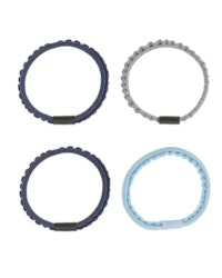 Kknekki thin hair ties 4pcs style