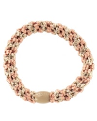 Kknekki Peach Coral-Beige glitter stripe