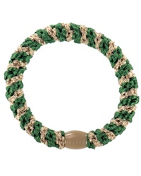 Kknekki Forrest Green-Beige glitter stripe