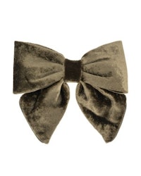 Luxury Bow Silk Forest green