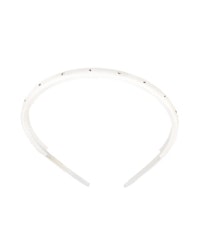 Hairband thin swarovski offwhite