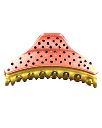 Gold claw LUXE Swarovski 9cm