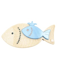Fish clip Swarovski Handmade
