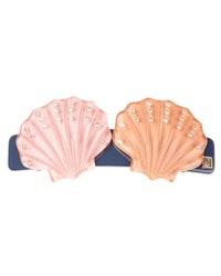 Hair clip with shell Handmade