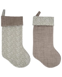 Christmas Stocking reversible mw Liberty Feather