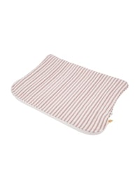 Mac cover mw Ticking stripe dusty pink