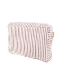 Pouch big mw Ticking stripe