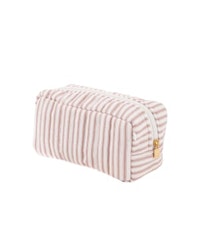 Pouch XS square mw Ticking stripe