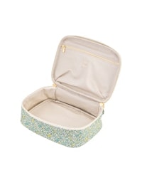 Soft beauty bag mw Liberty Katie and Millie Green